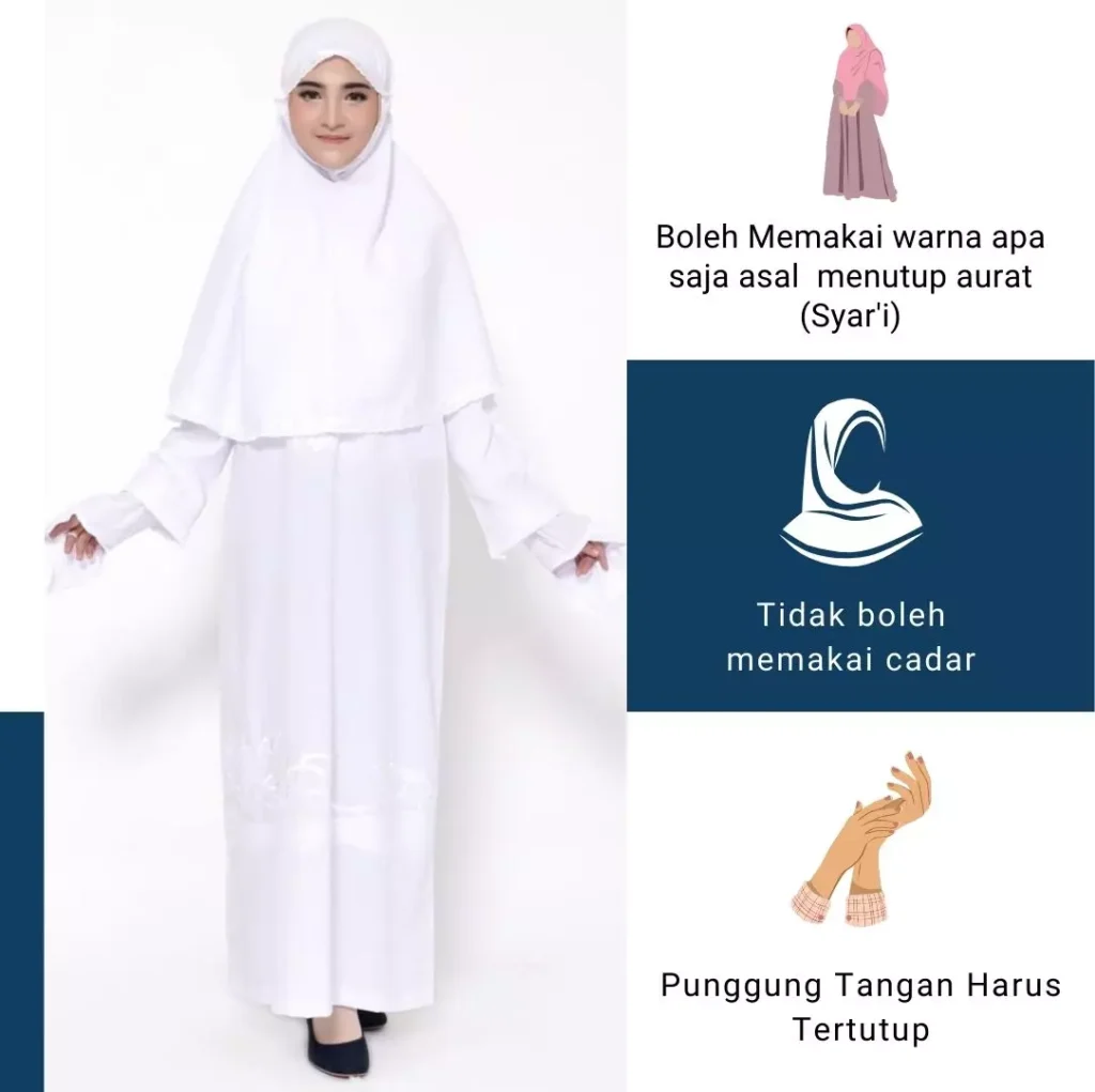 Pakaiana Ihram untuk Perempuan