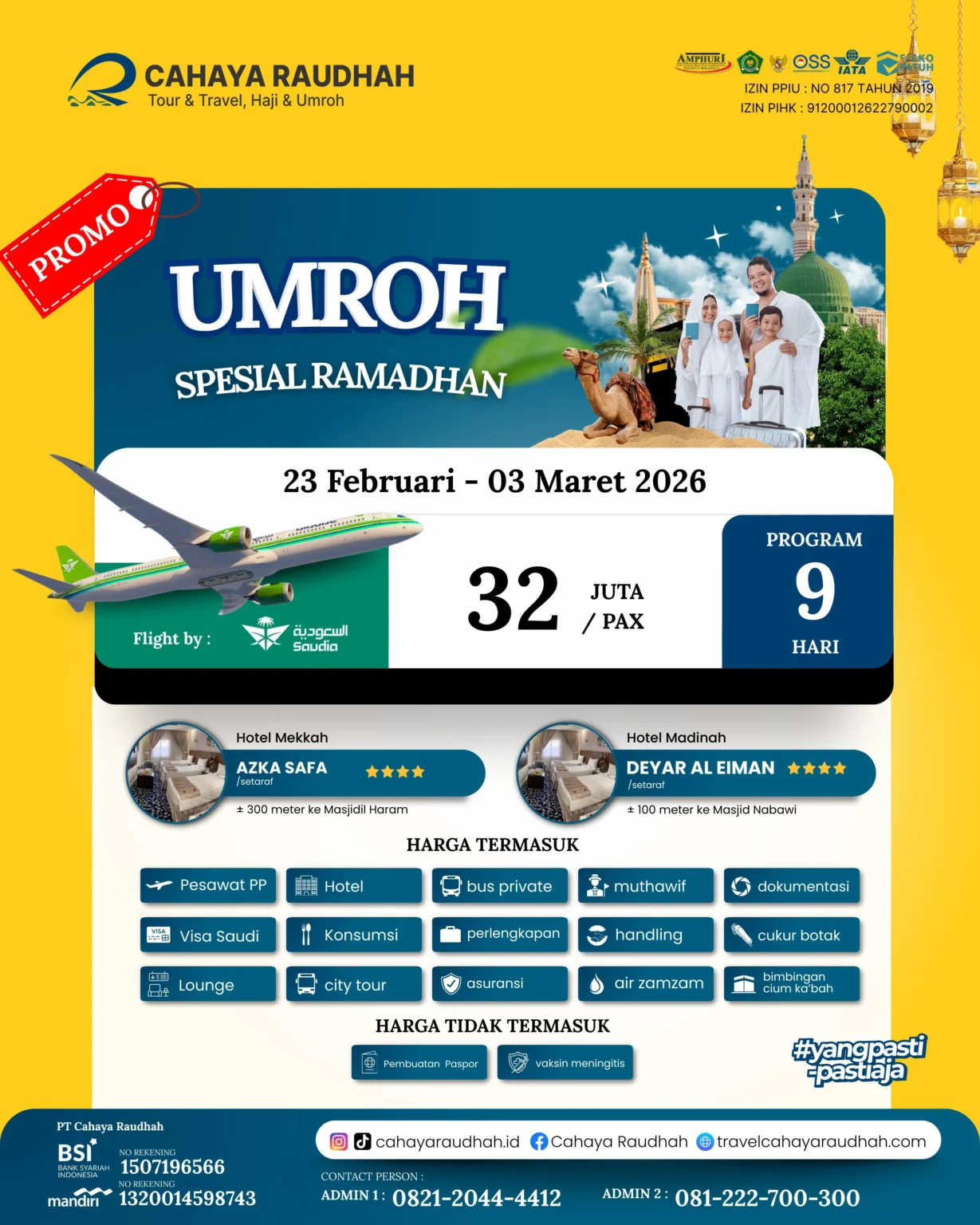 Paket Umroh 23 Februari 2026