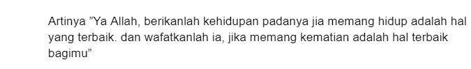 bacaan doa terbaik utuk kedua orang tua