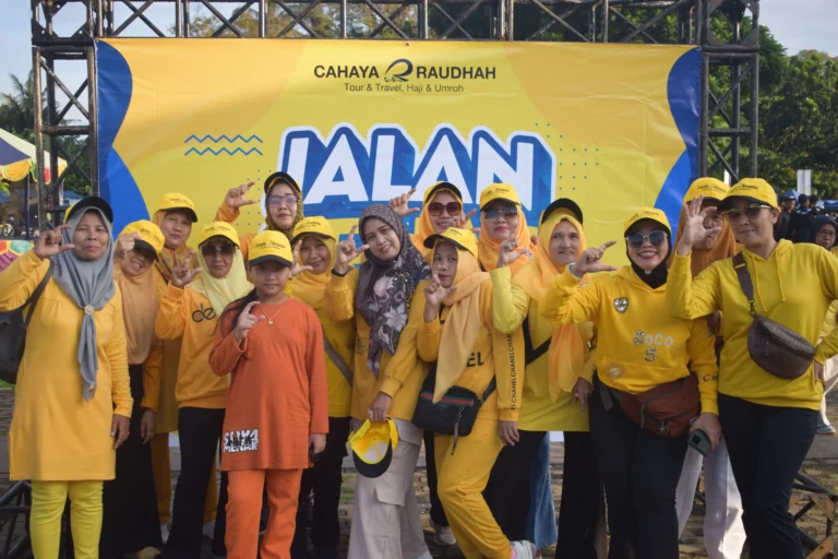 sesi foto jalan sehat cahaya raudhah