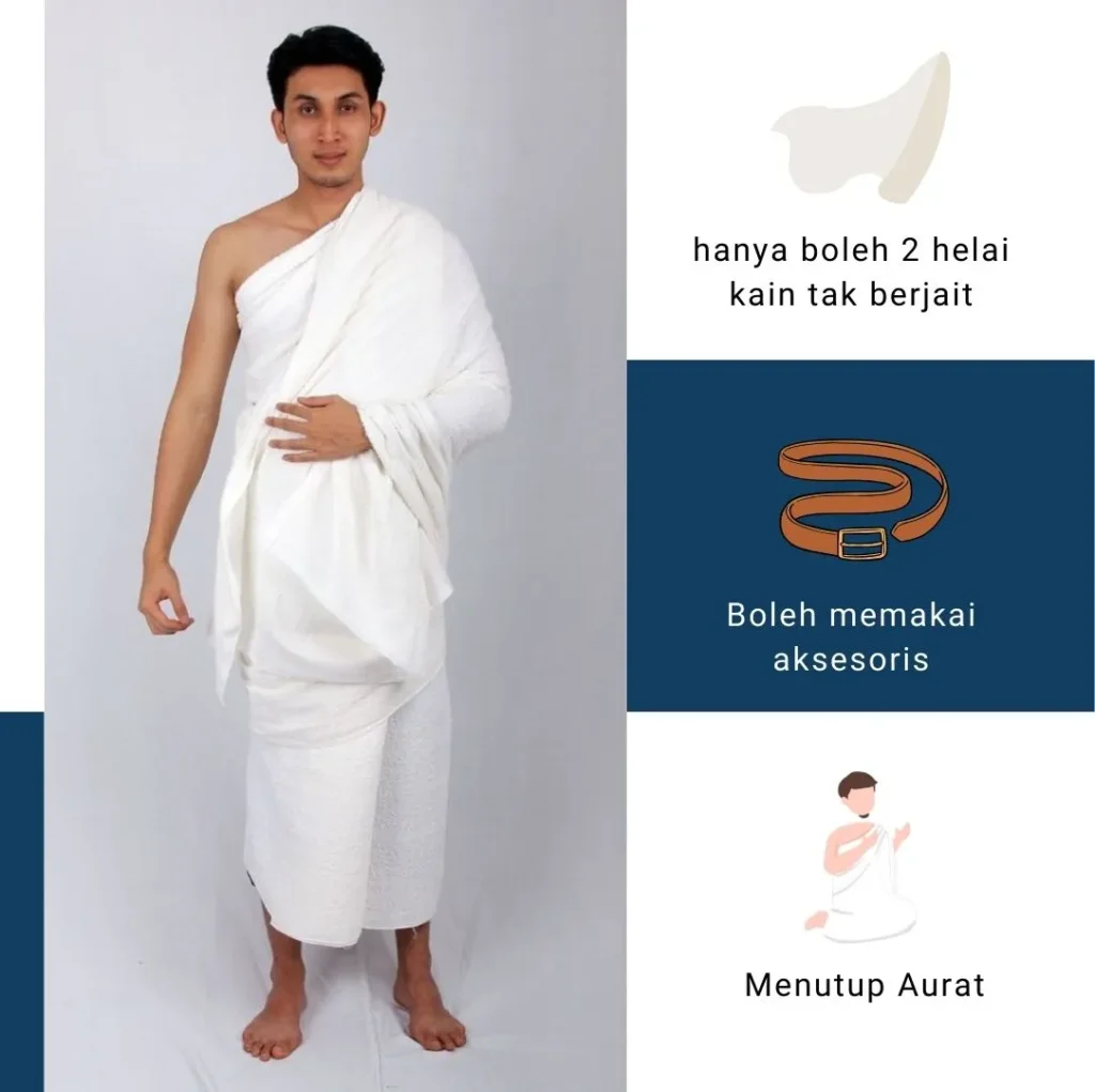 Pakaian Ihram untuk Laki-laki