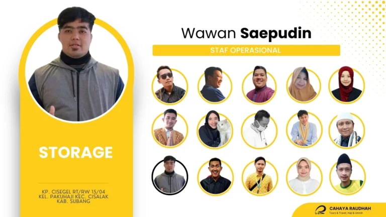 Kepala Gudang Cahaya Raudhah - Wawan Saepuddin