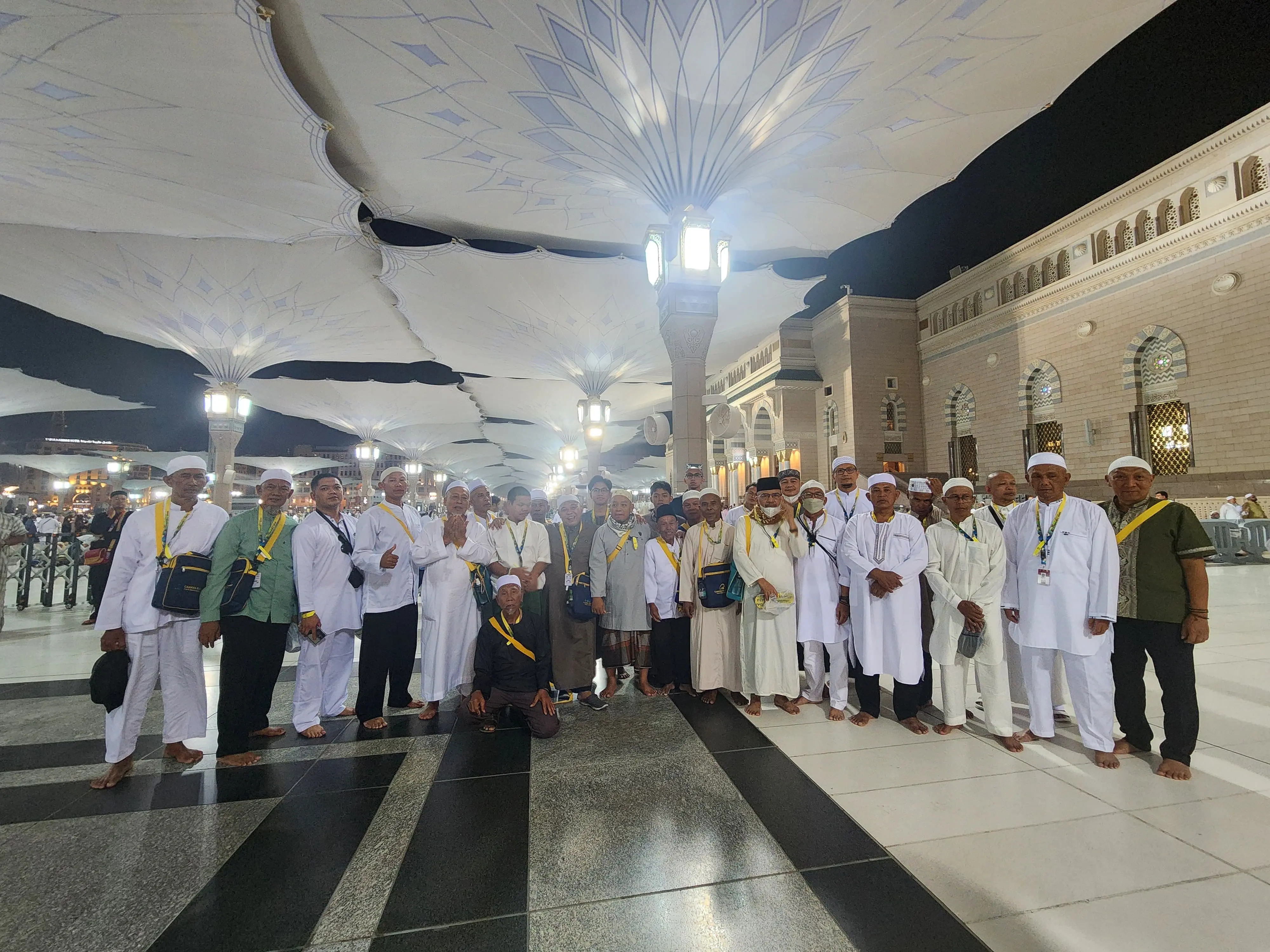 Jamaah Cahaya Raudhah 22 Juli di Raudhah Masjid Nabawi