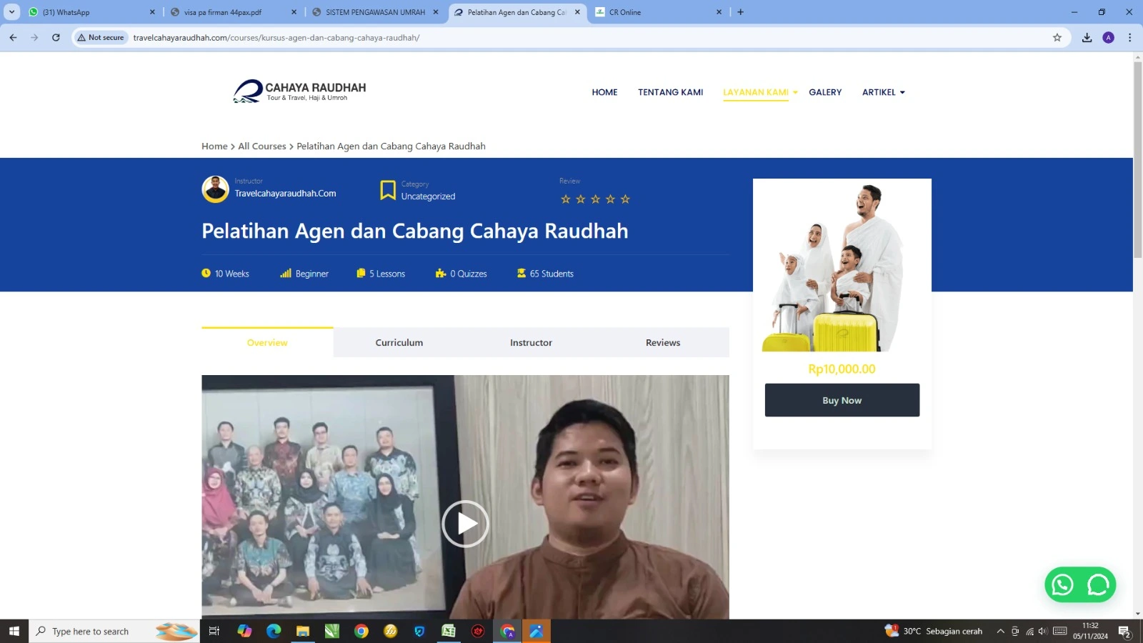 Kursus dan Pelatihan Online untuk Mitra dan Agen