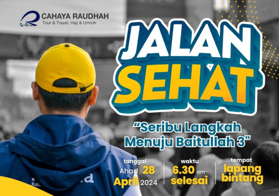 1000 Langkah Menuju baitullah : Dapatkan Doorprize 2 Paket Umroh Gratis!